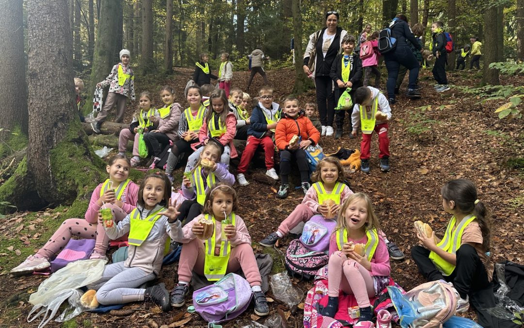 🍂🌳 Prvošolci smo obiskali zakladnico narave 🌳🍂