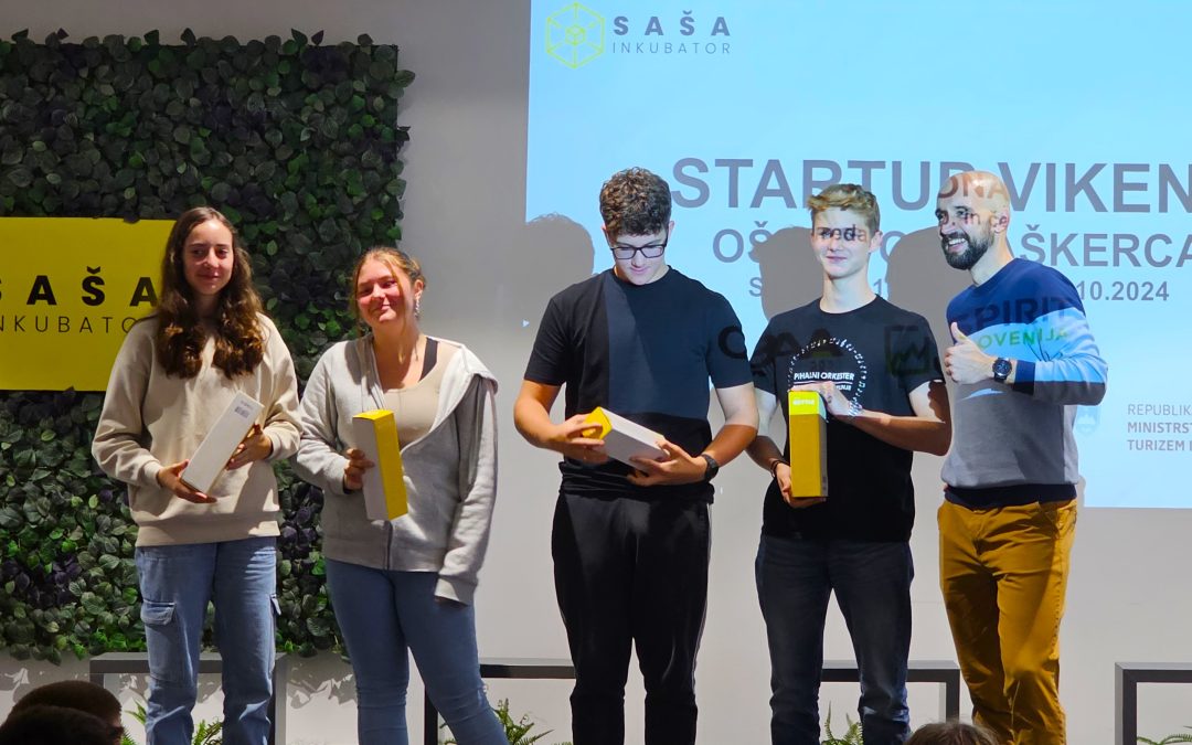 StartUp “vikend” z nadarjenimi učenci naše šole 🚀