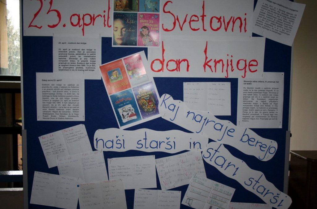 23.4.2016 – Svetovni dan knjige