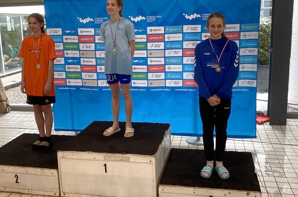 Lana Lamešić odlična 3. na državnem prvenstvu v plavanju